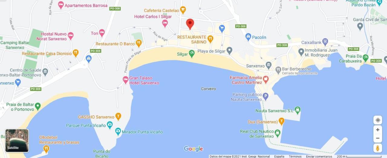 Apartament Desconectaengalicia Castelao, 50M Playa Silgar Sanxenxo Zewnętrze zdjęcie